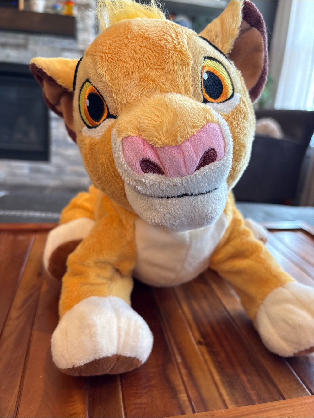 The Lion King Young Simba Genuine Disney Store Stuffed Toy Animal Plush